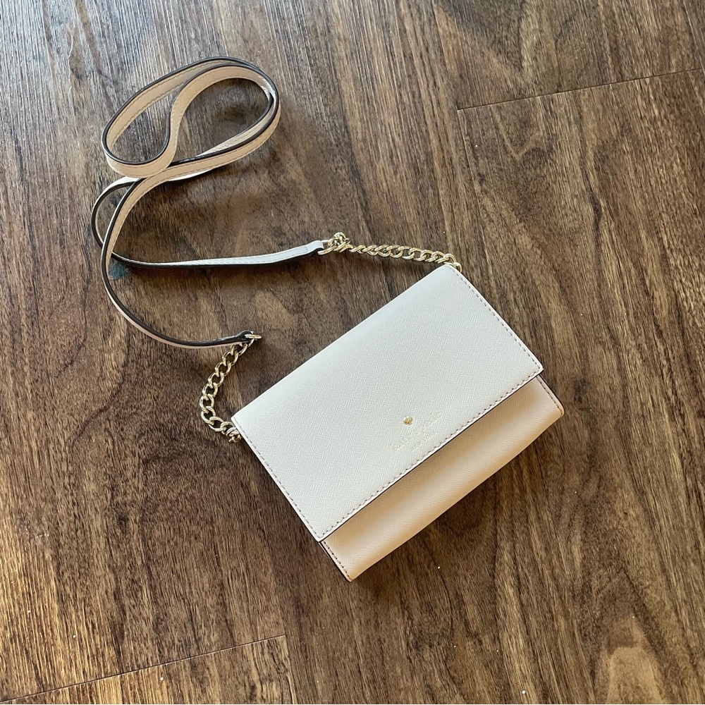 Kate Spade beige crossbody bag